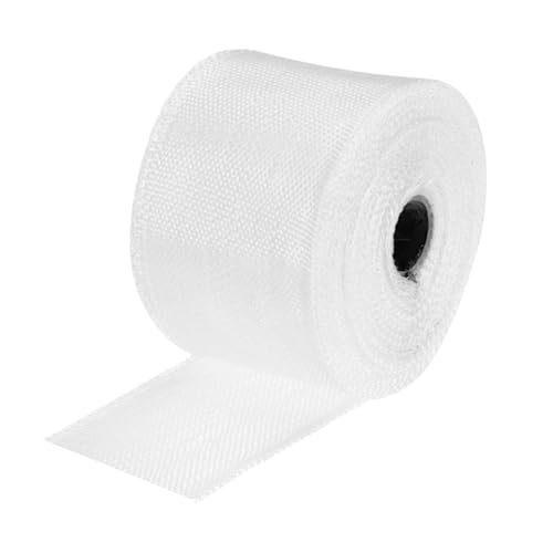 Image of MECCANIXITY 1pcs Fiberglass Cloth Tape 23m(25 Yard) x50mmx0.2mm C Glass Fiber Fiberglass Mesh Glass Fiber Mesh Woven Fiberglass Fabrics Insulation Tape for Reinforcement Repair