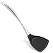 Tenta Kitchen Flexible Silicone Fish Turner Spatula - 18/0 Stainless Steel Handle-Quality Silicone - Heat resistant to 600°F (Silicone,1pc)