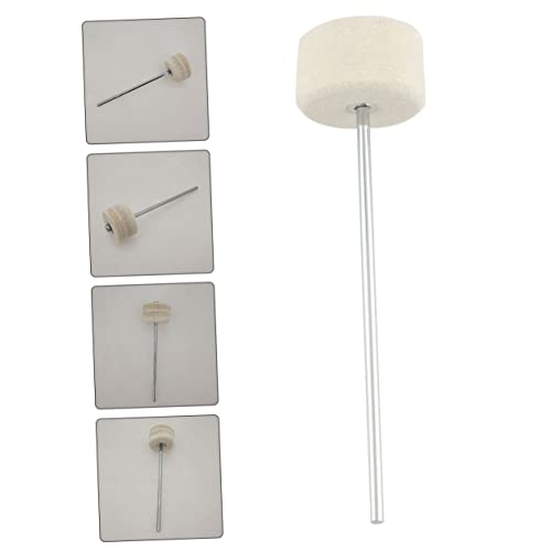 3 piezas mazos de fieltro para pedal de batería miniatura 4