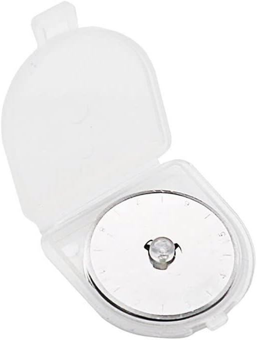 20Pcs 45Mm/ 28Mm Rotary Cutter Refill Blades Patchwork Fabric Leather Craft Steel Circular Sewing Quilting Cutters - (Color: Silver)