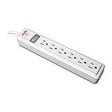 APC SurgeArrest Surge Protector Power Strip (P62)