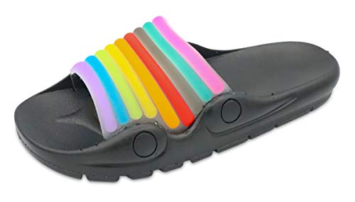 Coddies Rainbow Slides | Flip Flops, Sandals, Slippers, Pool, Beach & Shower Shoes for Men, Women & Kids