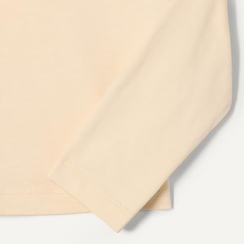 Image of Amazon Essentials Babies, Toddlers and Girls' Long Sleeve Cotton T-Shirts, Pack of 3
