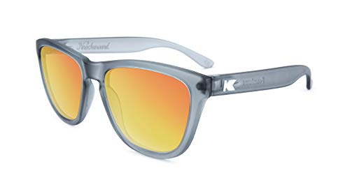 Knockaround Premiums Polarized Sunglasses With Translucent Grey Frames/Yellow Reflective Lenses4