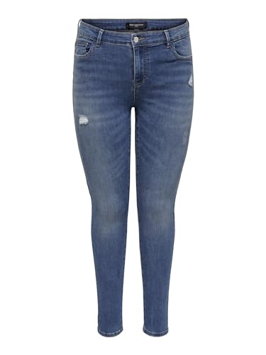 ONLY CARMAKOMA Damen Carsally Mid Skinny Bj114-3 Noos Jeans, Medium Blue...