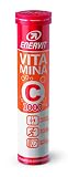 Enervit, Vitamina C, Integratore Compresse Effervescenti, Gusto Arancia, Apporta 1000 Milligrammi di Vitamina C, Rafforza il Sistema Immunitario, Contro Stanchezza e Affaticamento, Tubo 20 Compresse