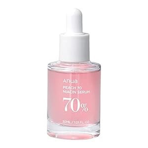 ANUA Peach 70% Niacin Serum, 1.0 fl oz (30 ml), Korean Skincare, Official Product