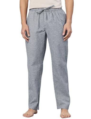 Image of Majestic Man Comfort Fit Solid Cotton Blend Casual Style Lounge Pyjama with 3 Pockets & Zip Closure