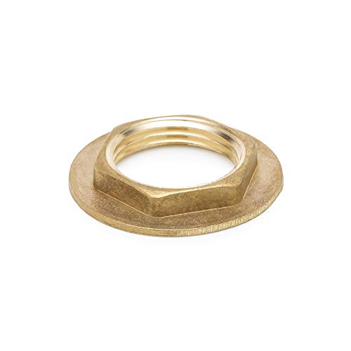 Brass Locknut 1/2" NPT Female - 0,5 inch Lock - nut Spacer NPT