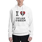 EMERZE Dylan O'Briens Boys Hoodie Sweatshirts Tops Casual Long Sleeve With Pockets Pullover X-Large White