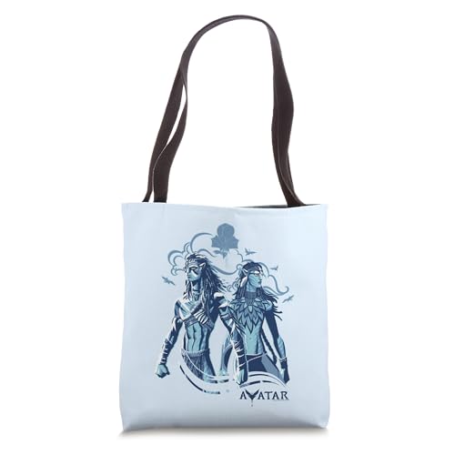 Avatar: Fire and Ash Jake Sully and Neytiri Stand Together Tote Bag
