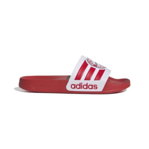 Image of adidas Mens Adilette Shower Arsenal Slides Casual Sandals Casual - Red
