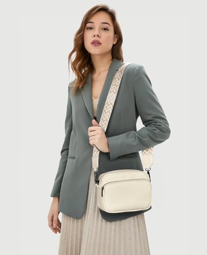 GASSDA Umhängetasche Damen Kleine Handtasche PU Leder Crossbody Bag Moderne Taschen mit Abnehmbarem Schultergurt