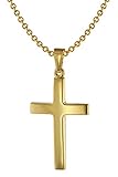 Ihre einzigartige ästhetische Form und Farbe machen Gold-Kreuze als Anhänger so beliebt. Zusammen mit der Kette ist das Gold-Kreuz von trendor ein unvergleichlich schönes Schmuckstück für Herren.