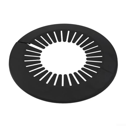 Miniatura 3 de Cubierta Decorativa De Tubo De Brida 5 Piezas, Juego De Rosetas Negras Para Calefacción De Tuberías De Gas De Agua, Sistema De Radiador Montado En La Pared, Hogar, Oficina, Edificio Comercial