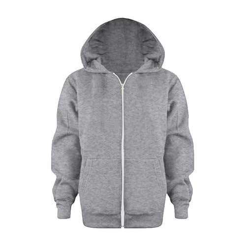 Youth Kids 2 Piece Sweatsuits Zip up Hoodies Sweatpants Outfitd Plain Loose Fit Fall Tracksuits Joggers Pants Clothes2