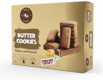 - Cookies - Homemade, Delicious, Crispy, Soft, Healthy & Nutritious Treats - 250g (Butter)