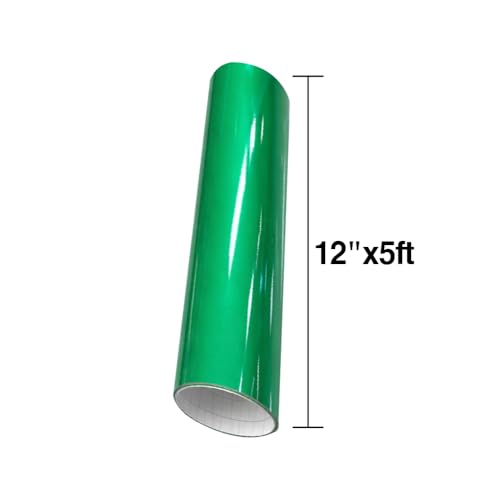 Rouleau vinyle brillant vert A4 réfléchissant pour customiser vos vélos - 2