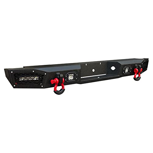 Vijay Front And Rear Bumper Compatible With 1998-2011 Ford Ranger With Winch Plate And Led Lights #TOP7