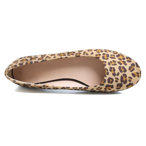 Image of Dear Time Women's Flats Comfortable Slip On Ballet Flats Soft Solid Casual Shoes