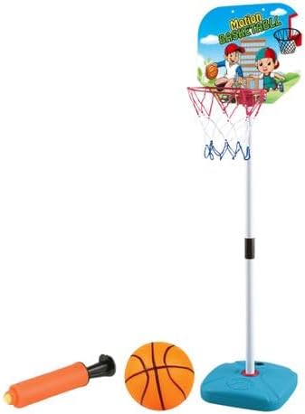 Kids Adjustable Basketball Hoop - Indoor Outdoor Sports Set - Toys for Boys Adjustable-Height Basketball Hoop with Ball for kids (64-107cm)