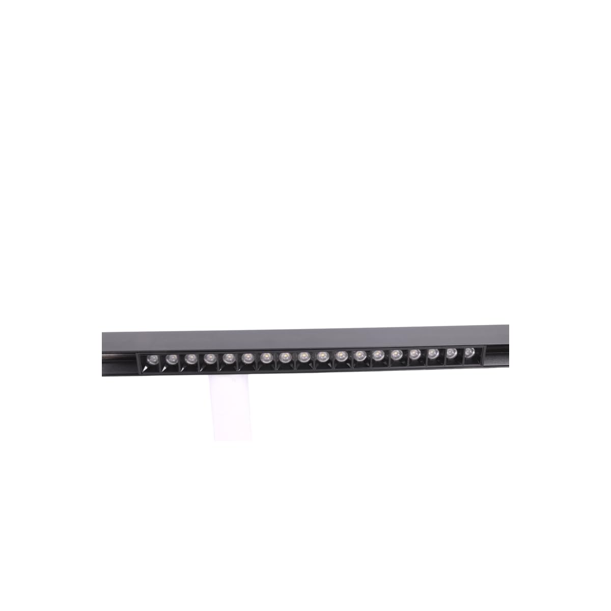 Jandei - Faretto LED per binario magnetico. Serie Grill 18 W 48 V, bianco neutro 4200 K, CRI90, lunghezza 330 mm. Colore nero