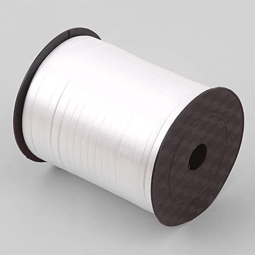 ZYOOO White Balloon String Balloon Curling Ribbons for Balloon Accessories - 5mm * 500 Yards, Blanco - Image 2