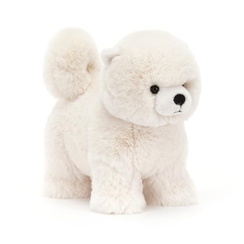 Image of Jellycat Daphne Pomeranian Dog Stuffed Animal, 9.5 inches - Dogs & Puppies Plush Toy - Classic Children's Gift
