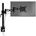 Price comparison product image Duronic Monitor Arm Single DM351X3 BK Height Adjustable Desk Mount for 1327" Screens, VESA 75/100, 10kg Load  Monitor Riser Clamp for Home Office, Work, Gaming