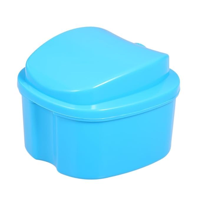 ADDLER Denture Bath Box Case Dental False Teeth Storage Box Cleaning Container Rinsing Basket Retainer Appliance Holder Tray.-image-30