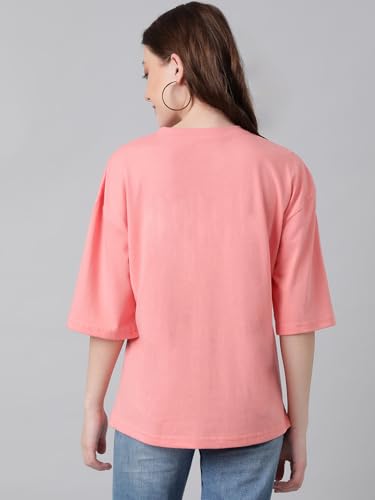 Image of KOTTY Quirky Printed T-Shirt for Women | Fun & Playful | Casual Chillwear