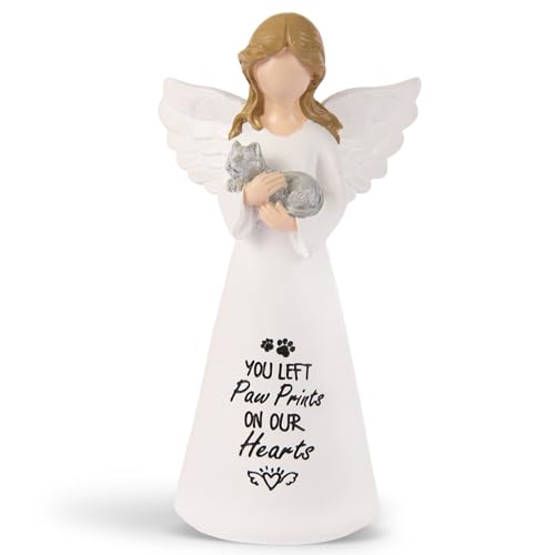 Cat Memorial Gifts for Loss of Cat - Sympathy Gift for Cat Lovers, Pet Memorial Keepsake for Grieving Cat Owners, Remembrance Gifts for Loss of Pet (Grey Cat)