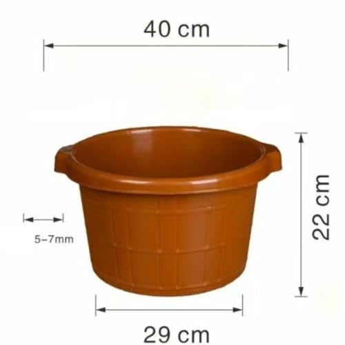 Bañera Plástica para Pies Spa en Casa Marrón miniatura 2