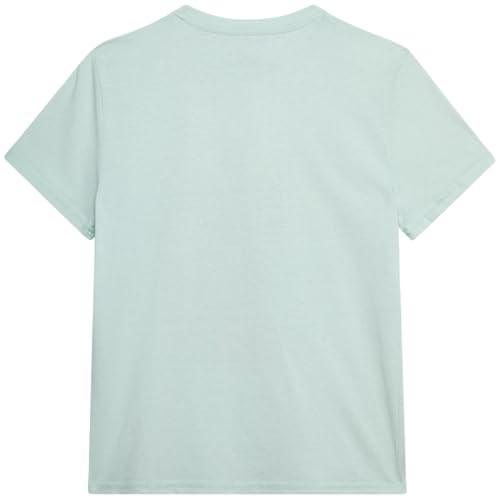 Image of Disney Girls Minnie Mouse and Lilo Cotton Blend Crew Neck Graphic T-Shirt | Officially Licensed, Soft Feel, Relaxed Comfy Fit Kids Love, Fun Character Prints, Great for School, Play and Everyday