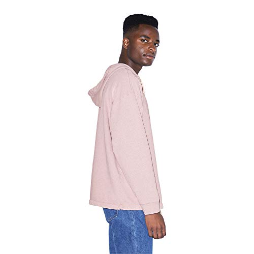American Apparel Men's French Terry Long Sleeve Drawstring Hoodie2