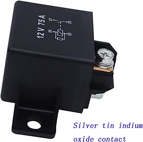 Relé de alta temperatura 12V 75A con bobina eficiente de 2.4W 3