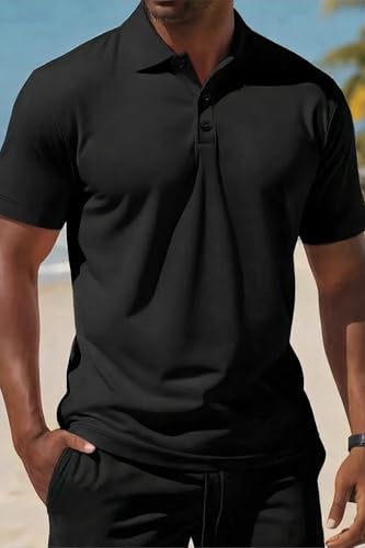 Image of Jawdrobe Co-ord Set for Men - Polo T-Shirt & Shorts Set | Loungewear, Beachwear & Daily Comfort