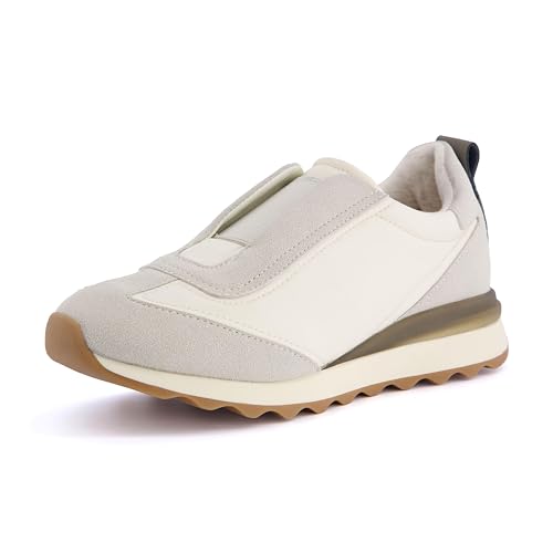 CUSHIONAIRE Women's Zanie Slip on Nylon Sneaker +Comfort Foam, Wide Widths Available