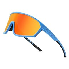 Blue Frame & Red Mirror Lens