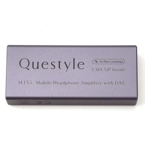 Questyle M15i �|�[�^�u���A���v �w�b�h�z���A���v [MFi�F��] �|�[�^�u��USB DAC�A���v 4.4mm��3.5mm PCM 768kHz/DSD512 ���X���X�Ή� �y���ʃ`���[�j���O�ŁFEDM�EJ-POP�`���[�j���O�z (�p�[�v��)