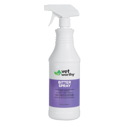 Vet Worthy Bitter Spray for Dogs - Anti Chew Spray for Dogs - 32 fl Oz