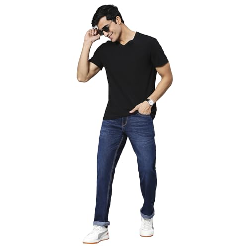 Image of Thomas Scott Men's Regular Fit Mid Rise Mid-Rise Stretchable Jeans
