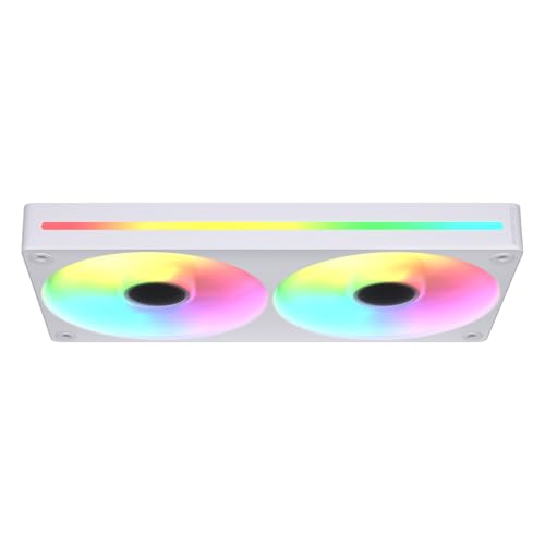 Ventilateur PWM COUGAR Unity ARGB 240 Blanc à flux d'air maximal