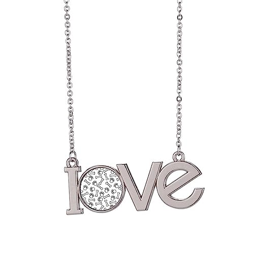 Collier pendentif animal line-drawing bs prints, le cadeau idéal en taille M