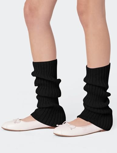 Leg Warmers For Women 16'' inch Party Girls Neon Knit Ribbed 80s Slouch Socks Dance Party Sports Yoga Y2K Fitness Warmer2