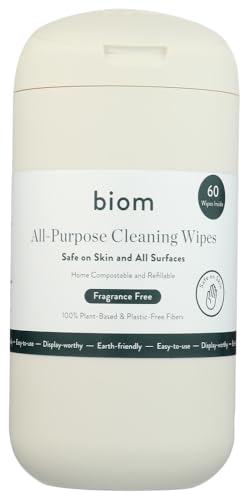 Biom White Wipe Dispenser 1 EA
