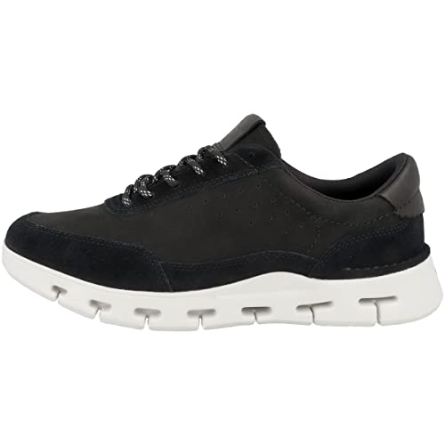Image of Clarks Mens 26166010-black Comb Sneaker