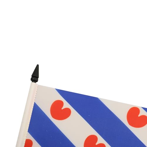 AZ FLAG - Tischflagge Provinz Fryslân - 21x14 cm - Fryslân In Niederlande Tischfahne 14 x 21 cm - Flaggen