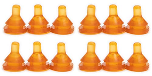 Lixit 2oz Nursing Bottle for Kittens Small Puppies, and Small Animals (2oz, Nipples only Pack 12)