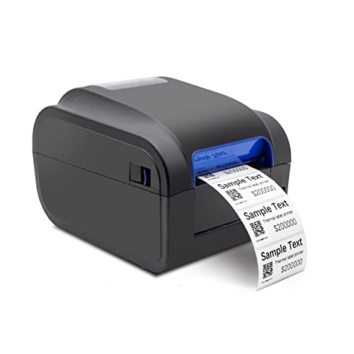 Image of 2 in 1 Label Barcode Printer Thermal Receipt Printer Bar Code QR Code Adhesive Sticker Paper Support Mobile